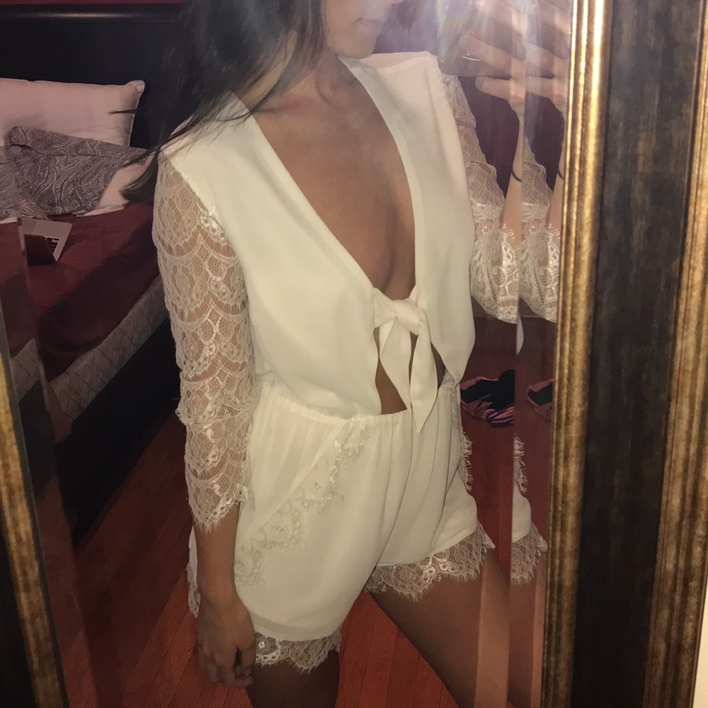 White romper bought from a boutique